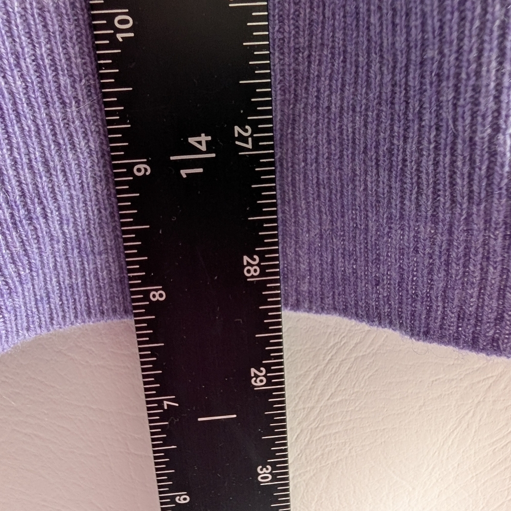 Jos A Bank Traveller's Cashmere Purple V-neck Pullover Knit Sweater - XL - Picture 13 of 14